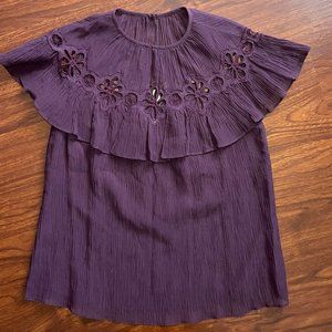 Business casual with floral pattern